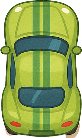 Racing Car Green